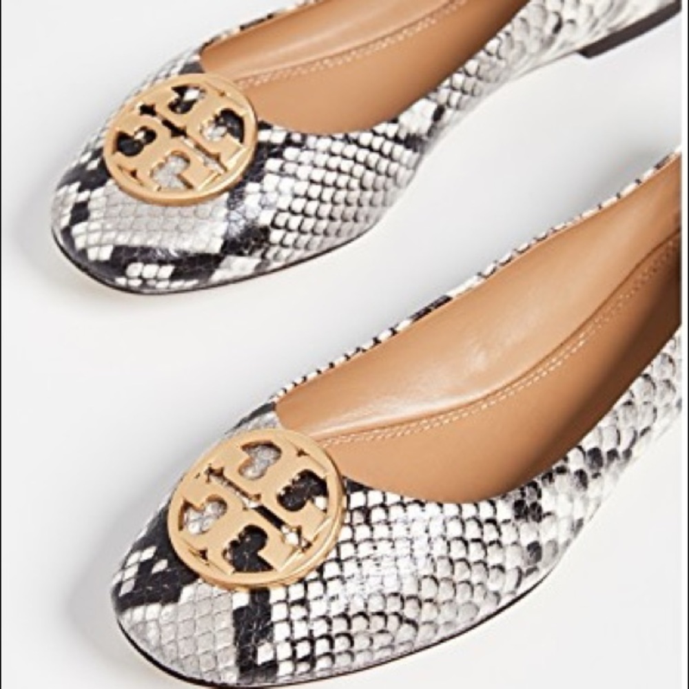 Tory Burch Python Flats